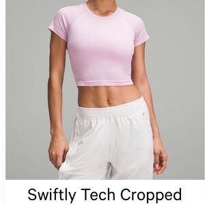 Lululemon Athletica Light Pink Crop Top